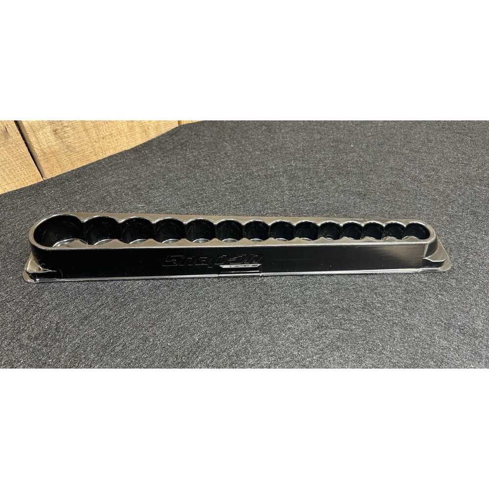 Snap On Tools PAKTY227 Magnetic Socket Holder Organizer Black For 3/8" 14pc. Set